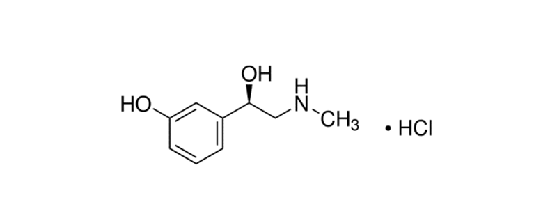 Structure of PHENYLEPHRINE HCl, USP
