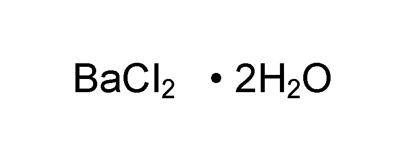 Structure of BARIUM CHLORIDE, DIHYDRATE, CRYSTAL, ACS