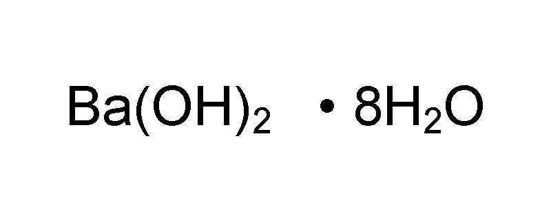 Structure of BARIUM HYDROXIDE, OCTAHYDRATE, ACS
