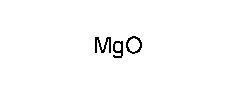 Structure of MAGNESIUM OXIDE, POWDER, ACS