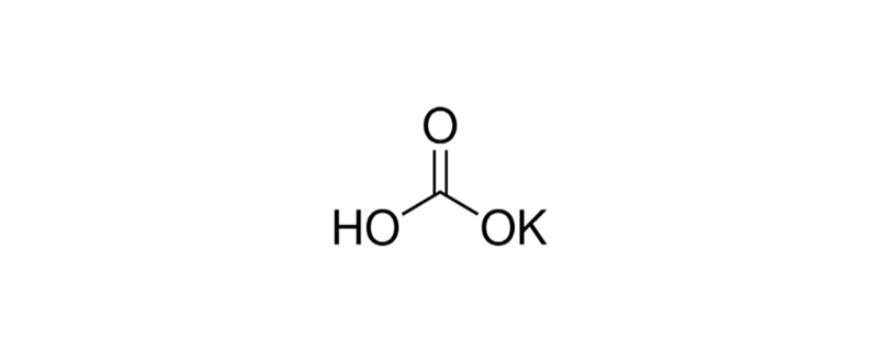 Structure of POTASSIUM BICARBONATE