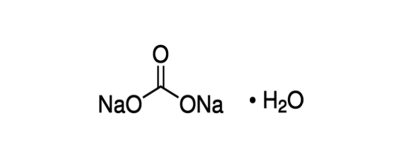 Structure of SODIUM CARBONATE MONOHYDRATE, ACS