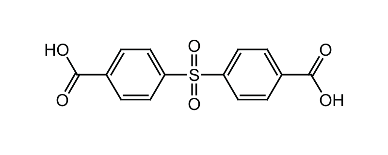 Structure of 4,4′-SULFONYL DIBENZOIC ACID