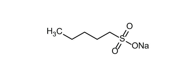 Structure of SODIUM -1-PENTANESULFONATE