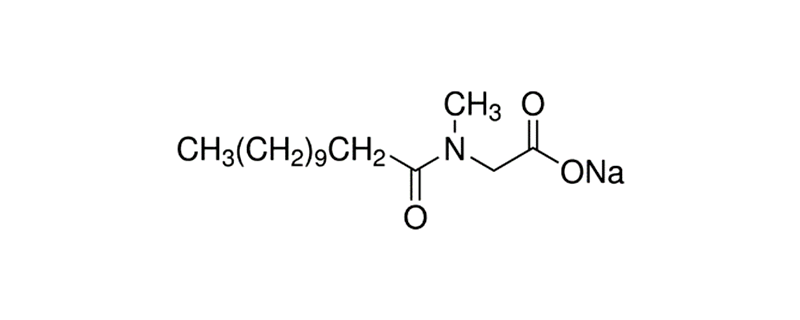Structure of SODIUM LAUROYL SARCOSINATE