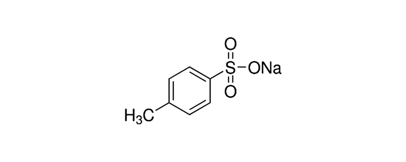 Structure of SODIUM p-TOLUENESULFONATE