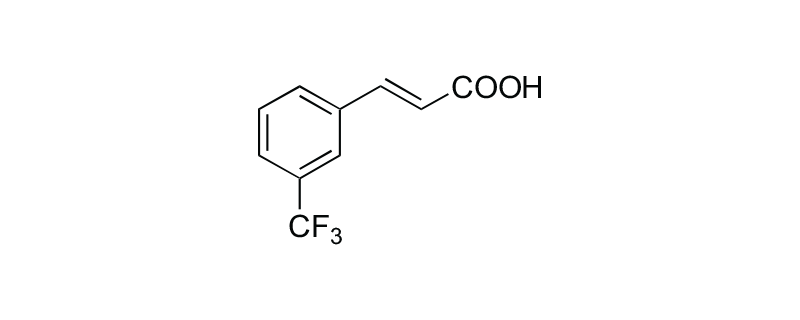 Structure of 3-(TRIFLUORO METHYL) CINNAMIC ACID