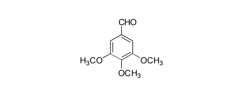 Structure of 3,4,5-TRIMETHOXYBENZALDEHYDE