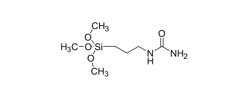 Structure of 1-[3-(TRIMETHOXYSILYL)PROPYL] UREA