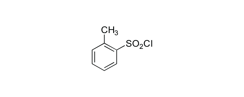 Structure of O-TOLUENE SULFONYL CHLORIDE