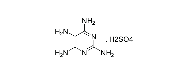 Structure of 2,4,5,6-TETRAAMINOPYRIMIDINE SULFATE
