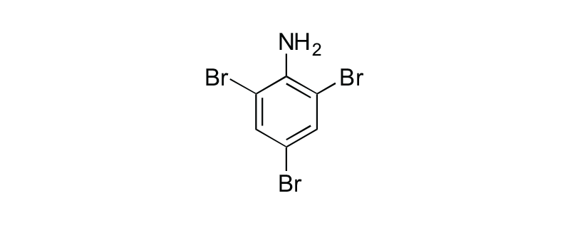 Structure of 2,4,6-TRIBROMO ANILINE