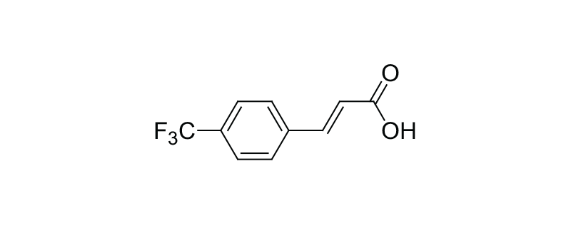 Structure of 4-TRIFLUORO METHYL CINNAMIC ACID