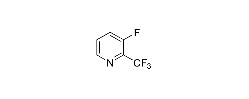 Structure of 2-(TRIFLUORO METHYL )-3-FLUORO PYRIDINE