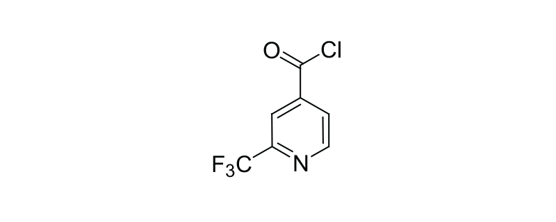 Structure of 2-(TRIFLUORO METHYL) ISONICOTINYL CHLORIDE
