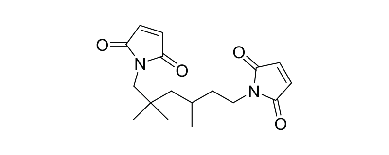 Structure of 2,2,4 TRIMETHYL HEXAMETHYLENE BISMALEIMIDE