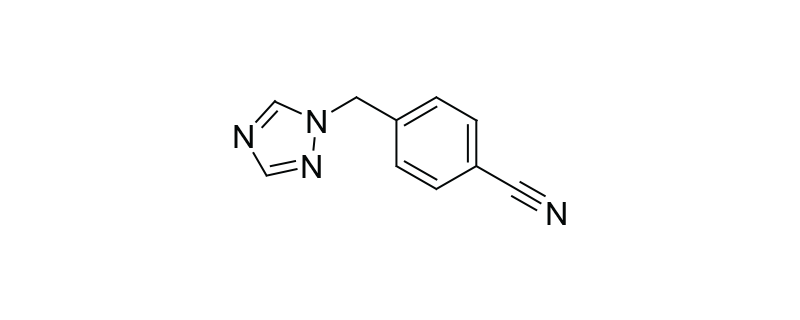 Structure of 4-[1-(1,2,4-TRIAZOLYL)- METHYL] BENZONITRILE