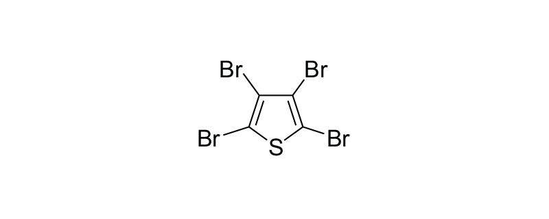 Structure of TETRA BROMOTHIOPHENE