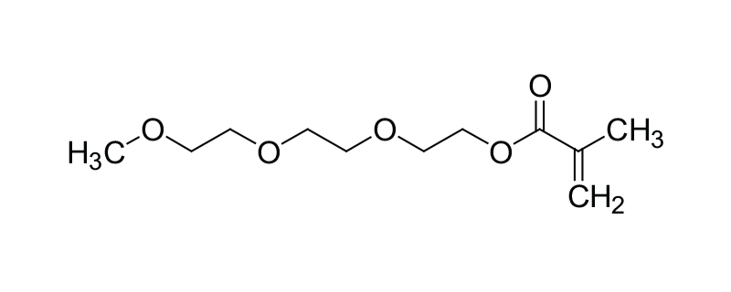 Structure of TRIETHYLENE GLYCOL METHYL ETHER METHACRYLATE