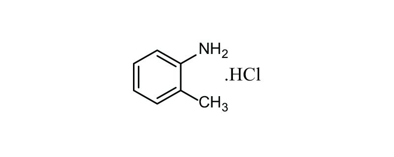 Structure of o-TOLUIDINE HYDRO CHLORIDE