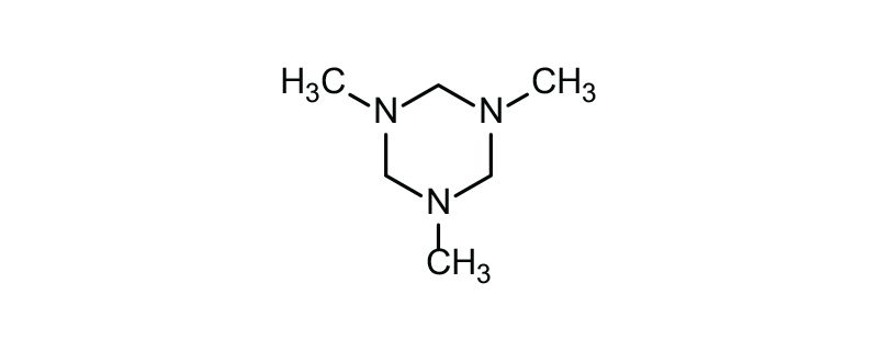 Structure of 1,3,5-TRIMETHYLHEXAHYDRO-1,3,5-TRIAZINE