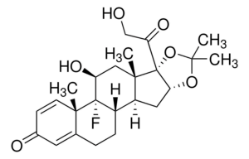 Structure of TRIAMCINOLONE ACETONIDE