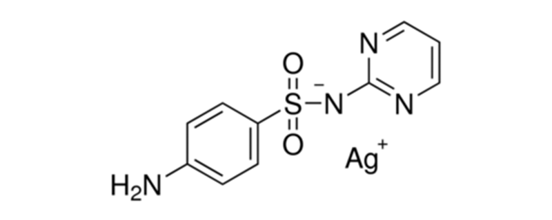 Structure of SILVER SULFADIAZINE, USP