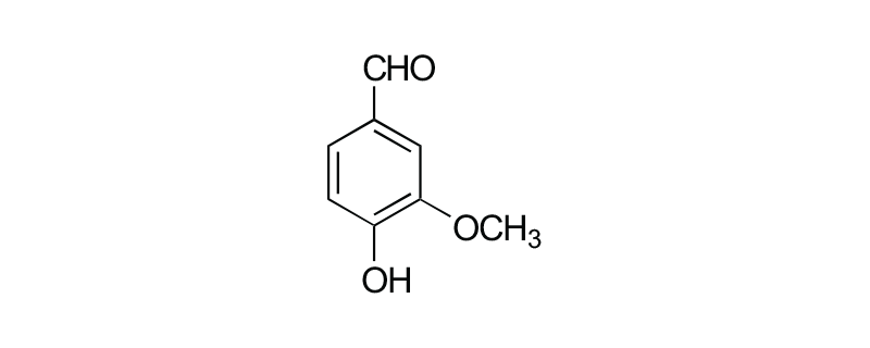 Structure of VANILLIN