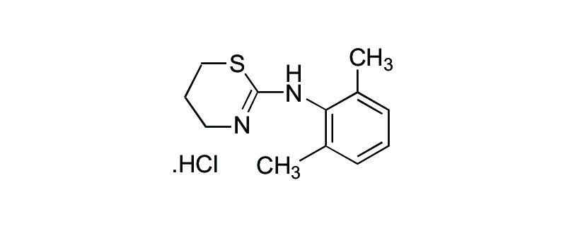 Structure of XYLAZINE HYDROCHLORIDE